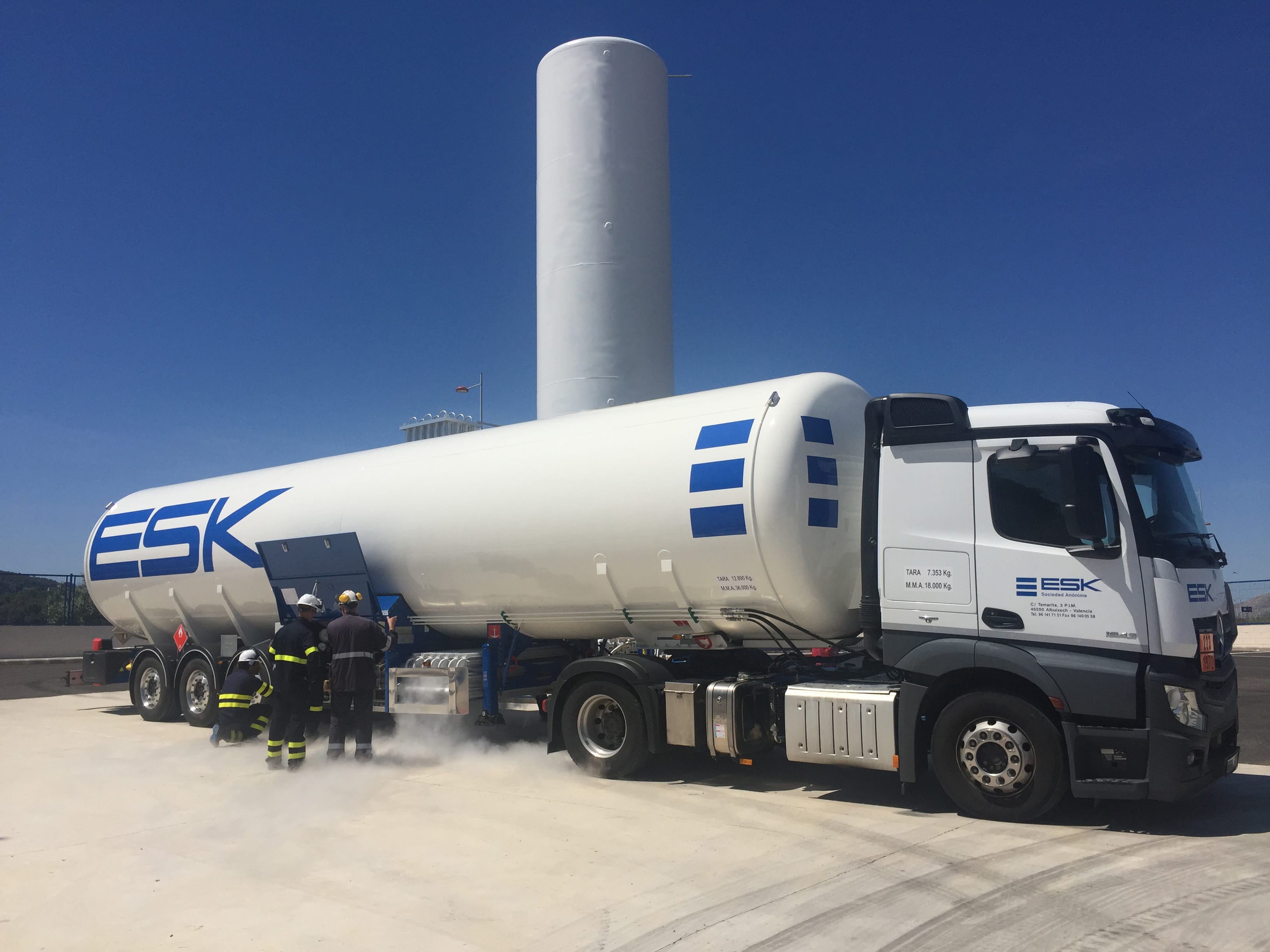 Suministro a plantas de consumo industrial